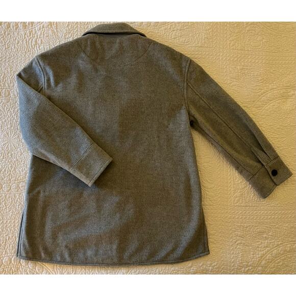 NWT Evereve Sanctuary Fisher Car Coat Gray sz LARGE | Super Soft! - Picture 6 of 6